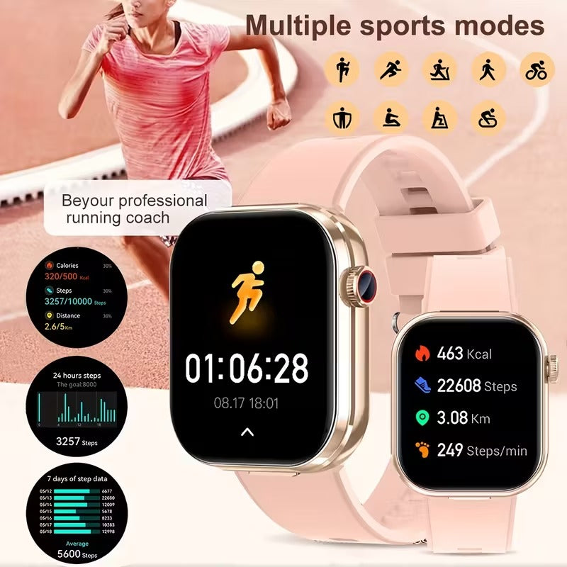 2-in-1 Smartwatch with Built-in Wireless Earbuds