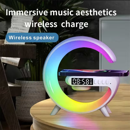 Wireless Charging Station with Ambient Light & Speaker