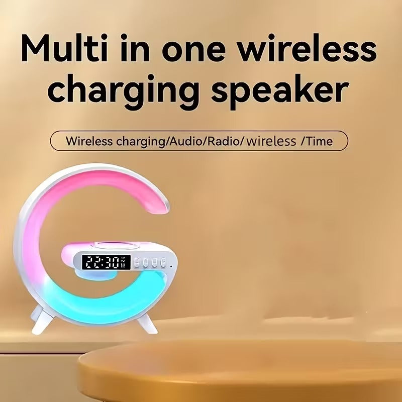 Wireless Charging Station with Ambient Light & Speaker