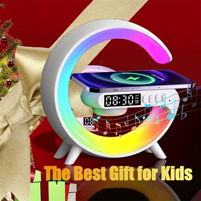 Wireless Charging Station with Ambient Light & Speaker