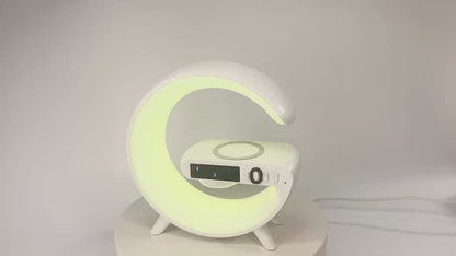Wireless Charging Station with Ambient Light & Speaker